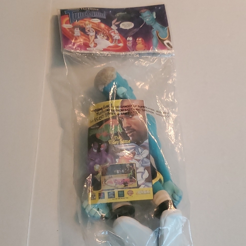 NWT Vintage Mcdonalds Space Jam Monstars Blanko plush